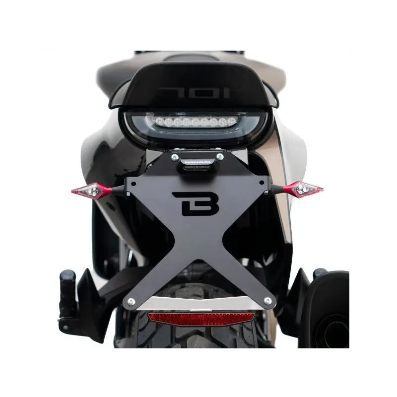 Catadiottro targa moto Barracuda