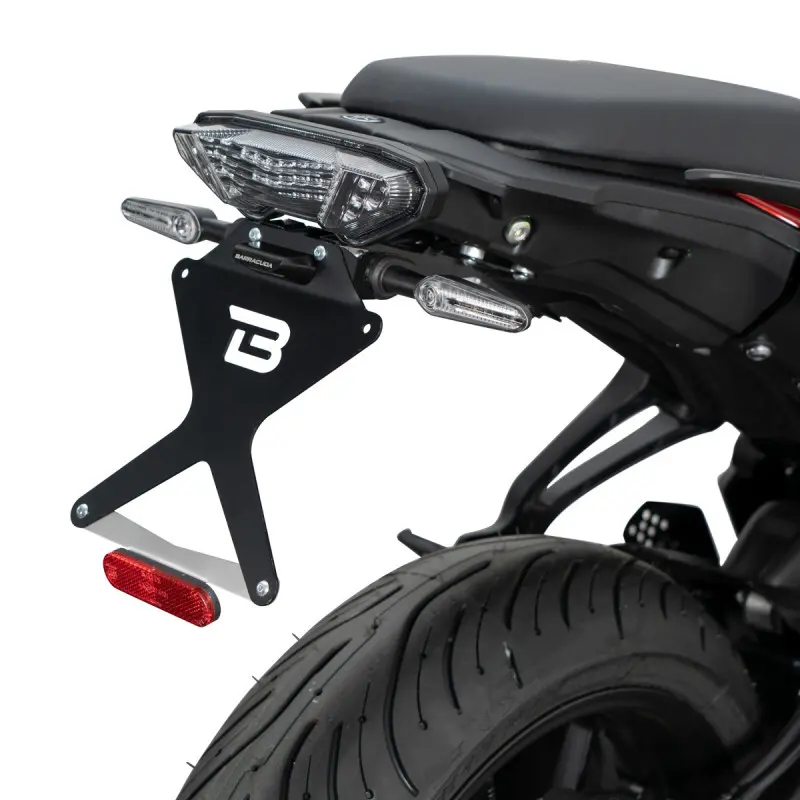 Spezifischer Motorradkennzeichenhalter für Original-Indikatoren Barracuda Yamaha Tracer 700 (2020)