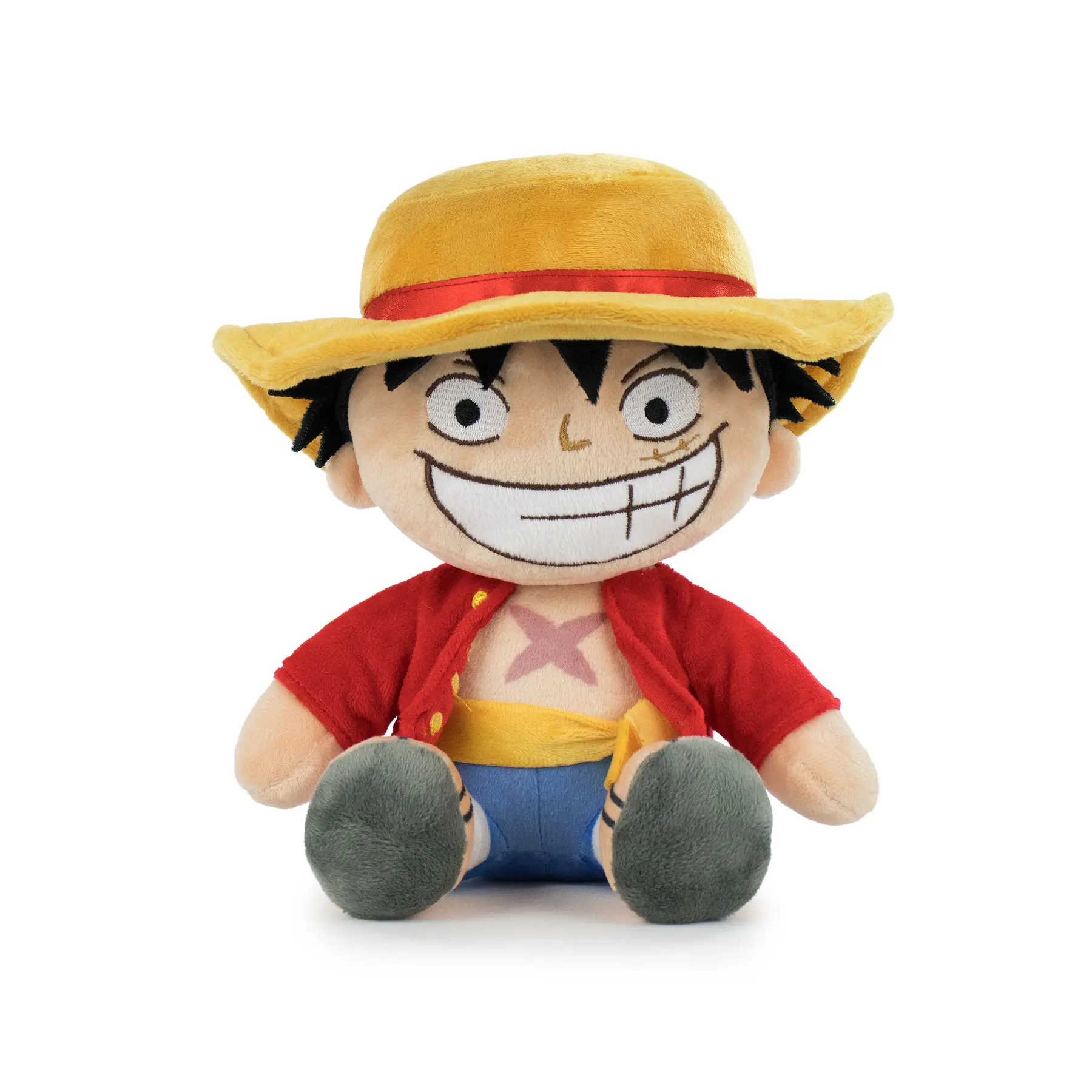 Barrado Rouge Peluche Luffy