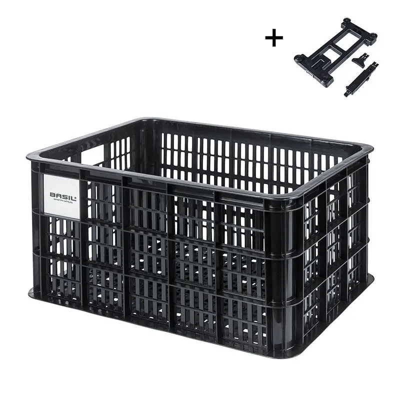 Fahrradkorb aus Kunststoff Basil Crate L Mik 2.0