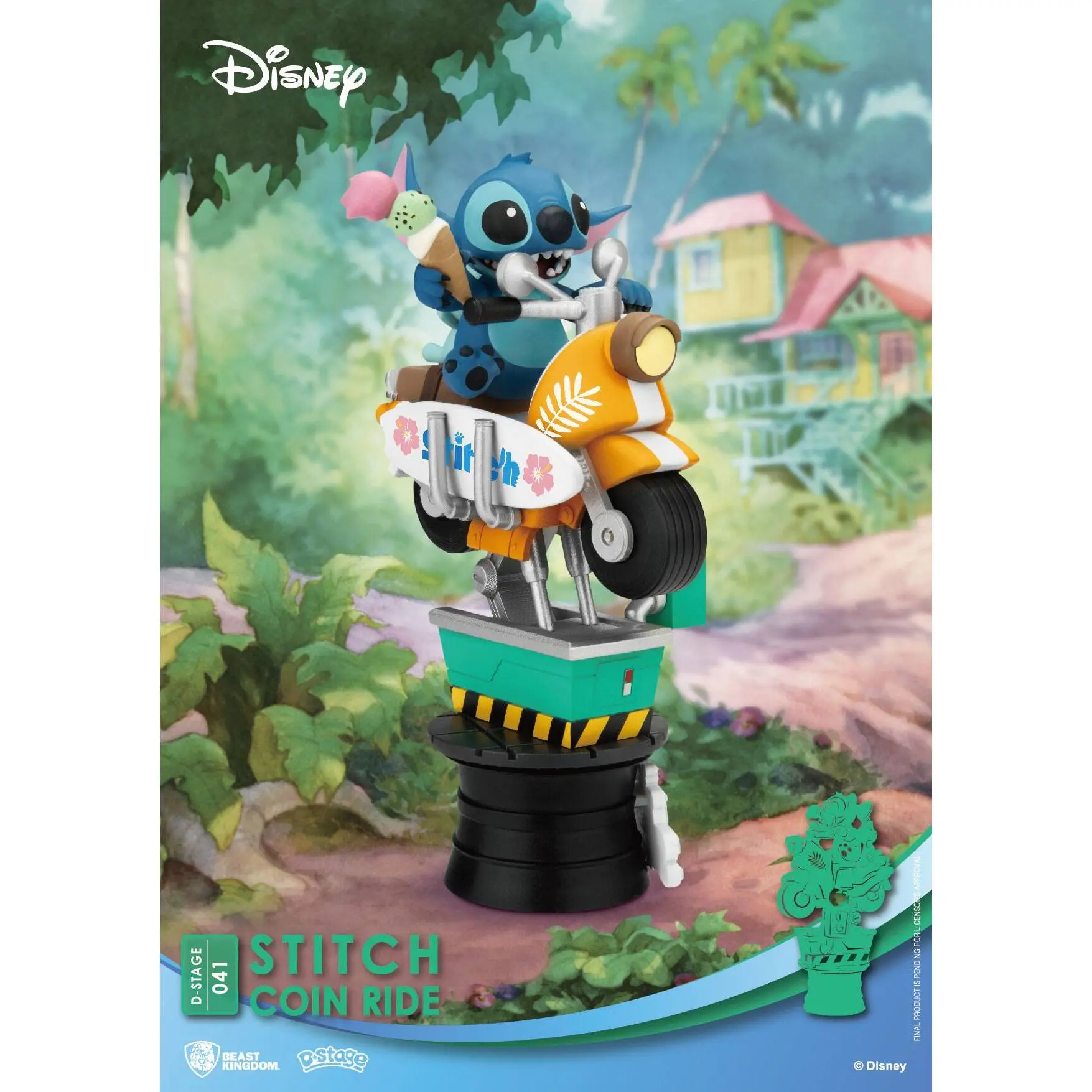 Figurine diorama Beast Kingdom Toys Disney D-Stage Stitch Coin Ride