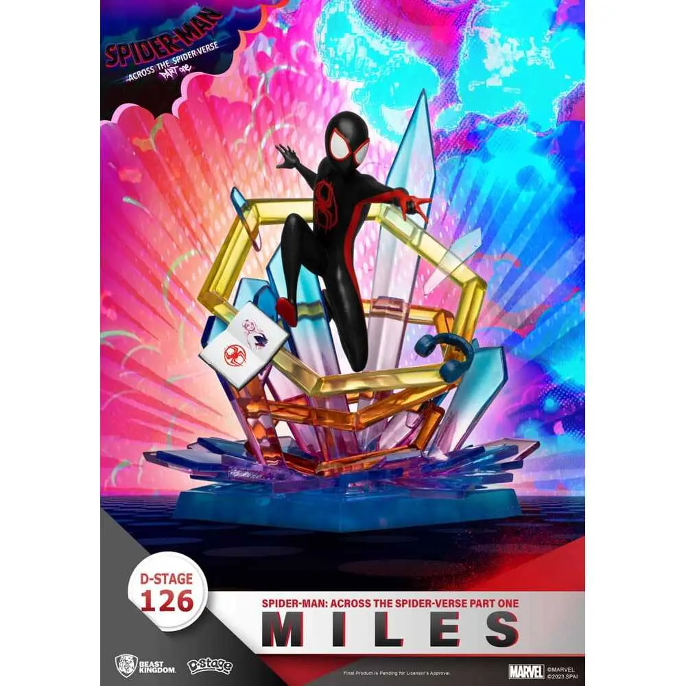 Statuette en PVC Beast Kingdom Toys Marvel diorama PVC D-Stage Spider-Man: Across the Spider-Verse Part One-Miles