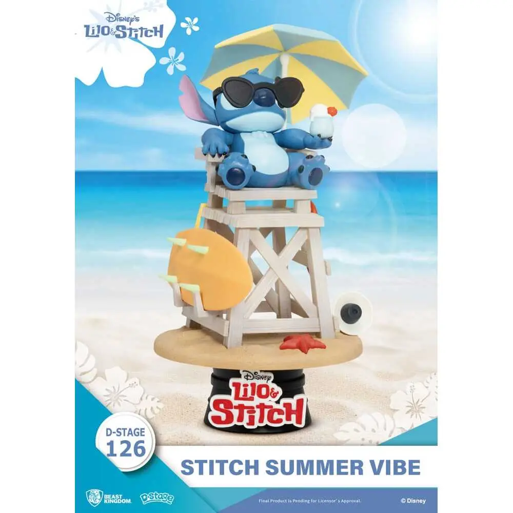 Figurine diorama Beast Kingdom Toys Disney D-Stage Stitch Summer Vibe