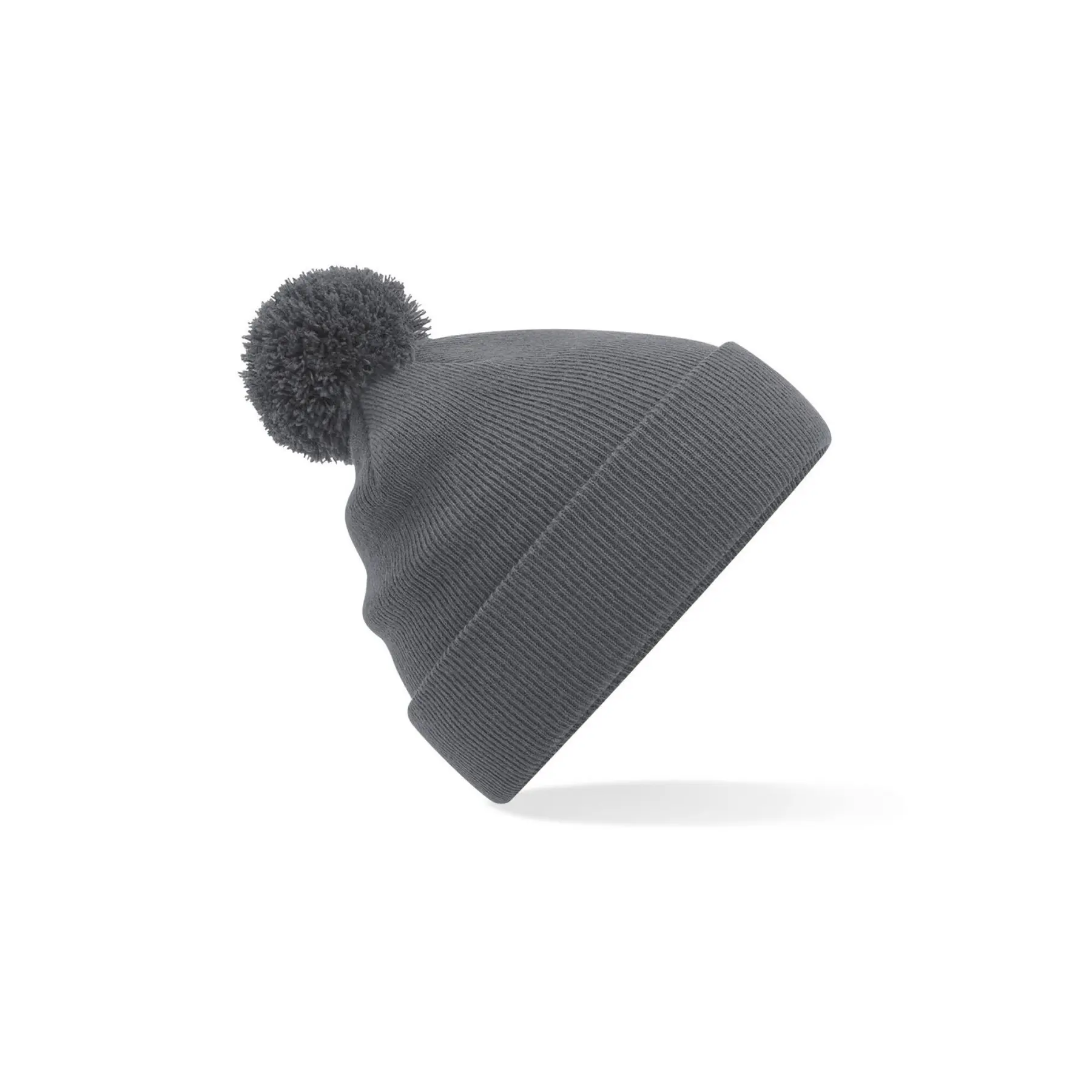 Mütze mit Bommel Kind Beechfield
