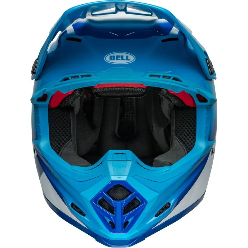 Motorrad-Crosshelm Bell 9S Flex - Rail Gloss
