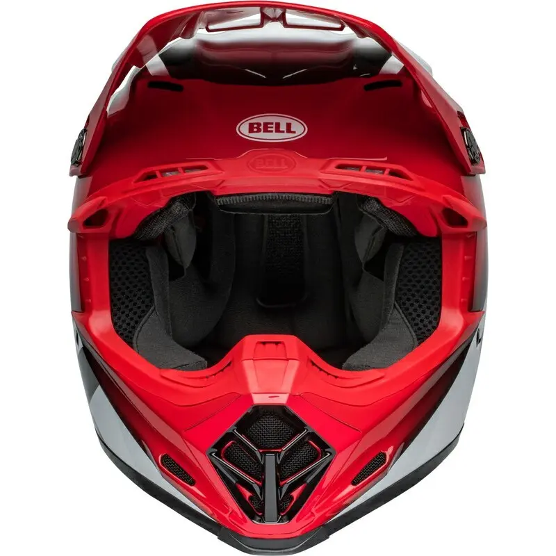 Motorrad-Crosshelm Bell 9S Flex - Rail Gloss