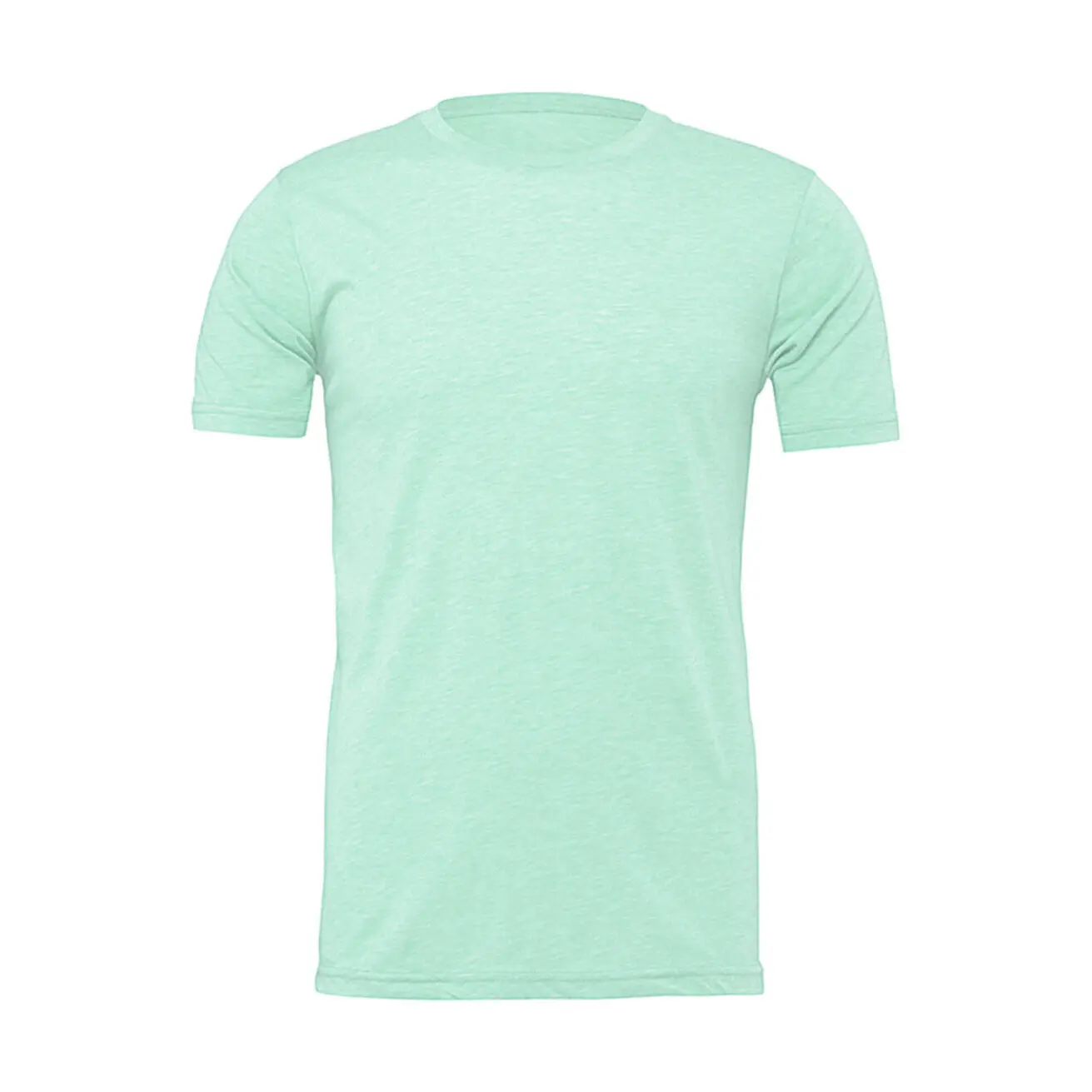 T-Shirt aus melierter CVC Bella + Canvas