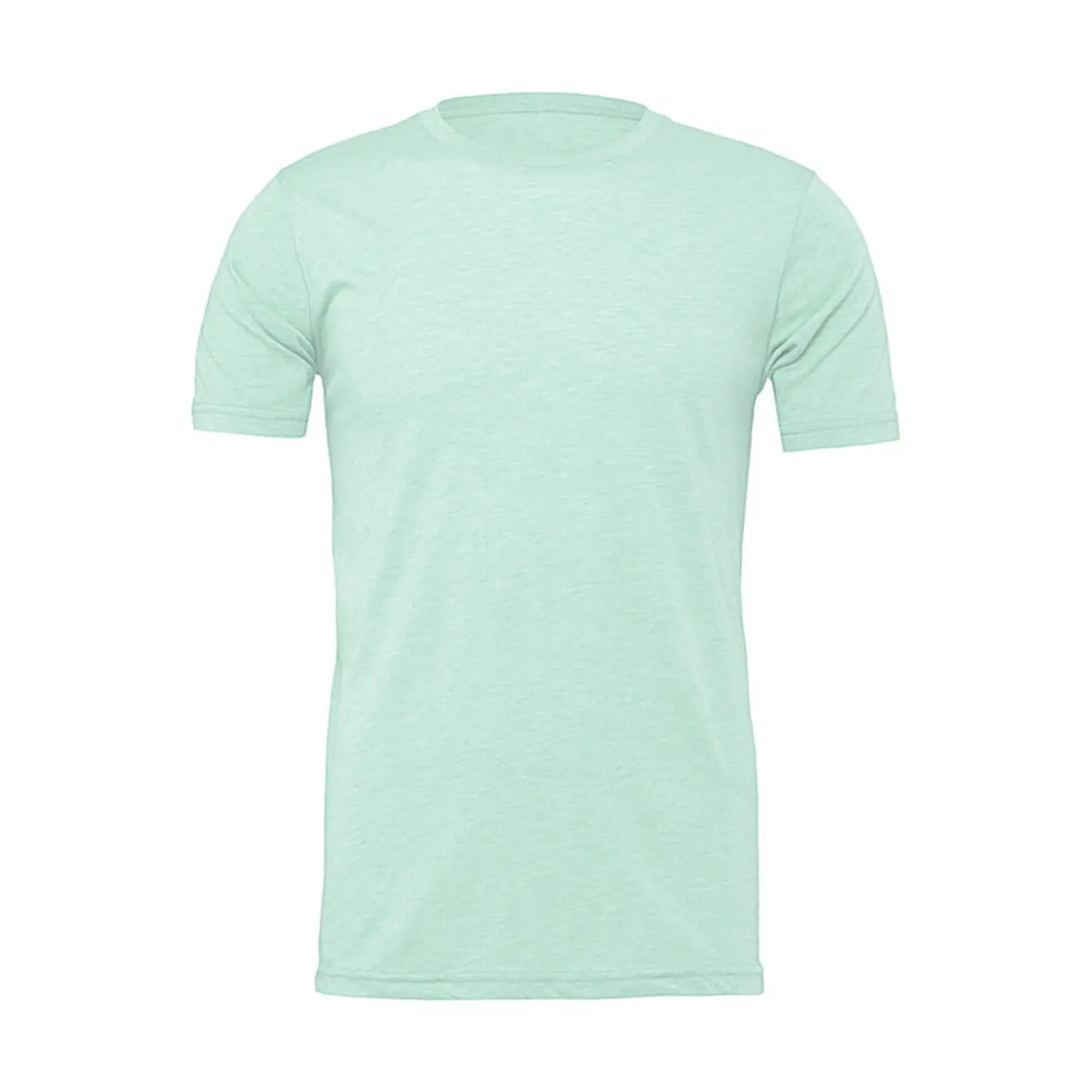 T-Shirt aus melierter CVC Bella + Canvas