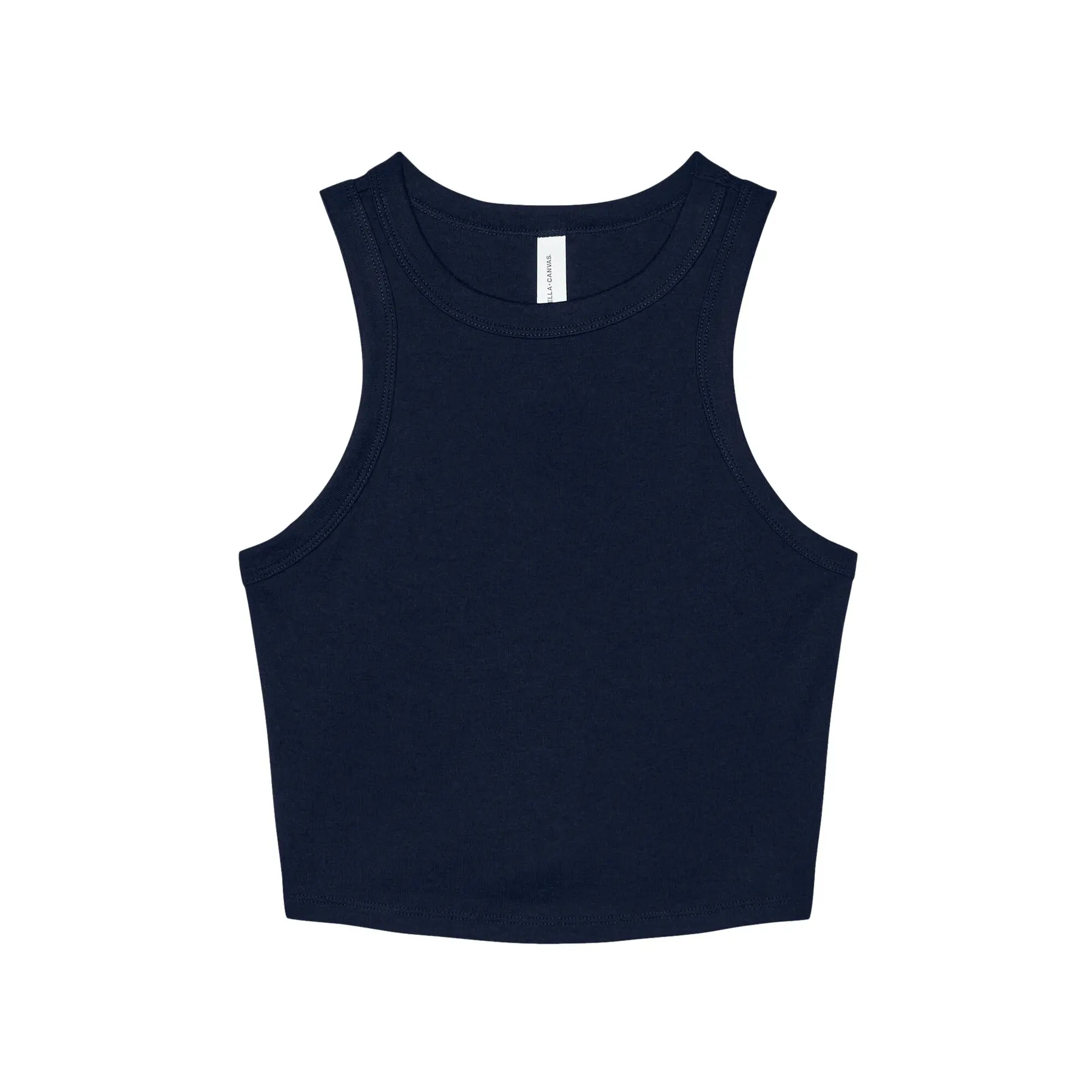 Top, Damen Bella + Canvas Micro Rib