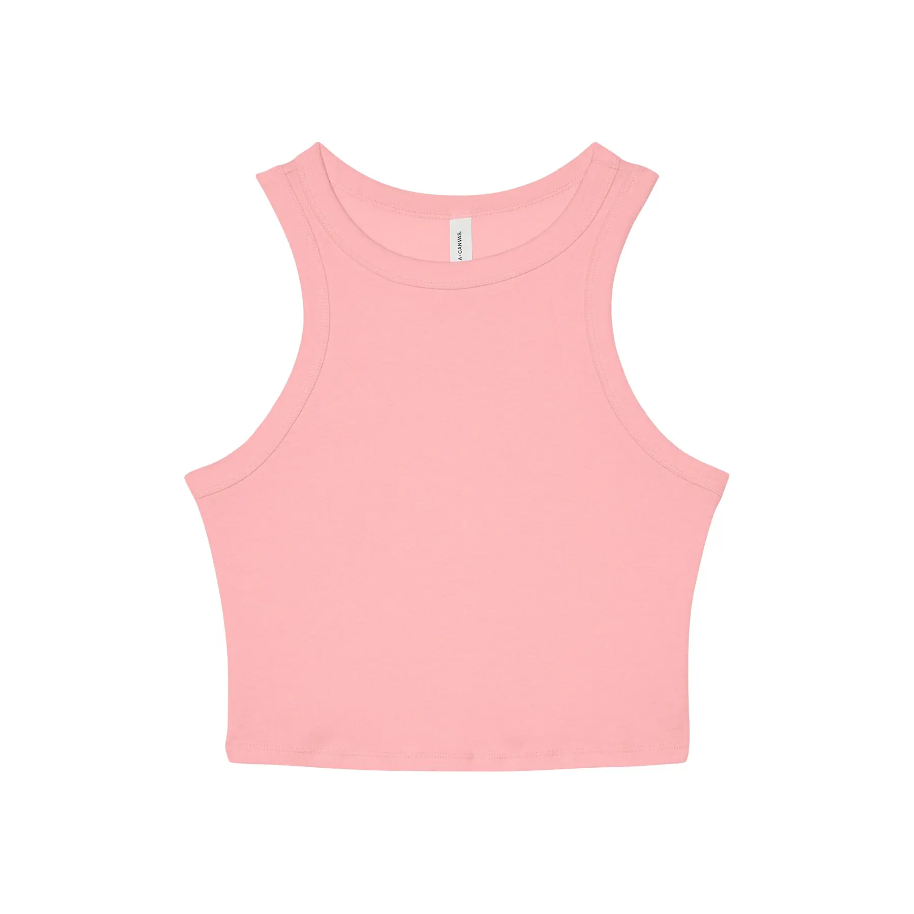 Top, Damen Bella + Canvas Micro Rib