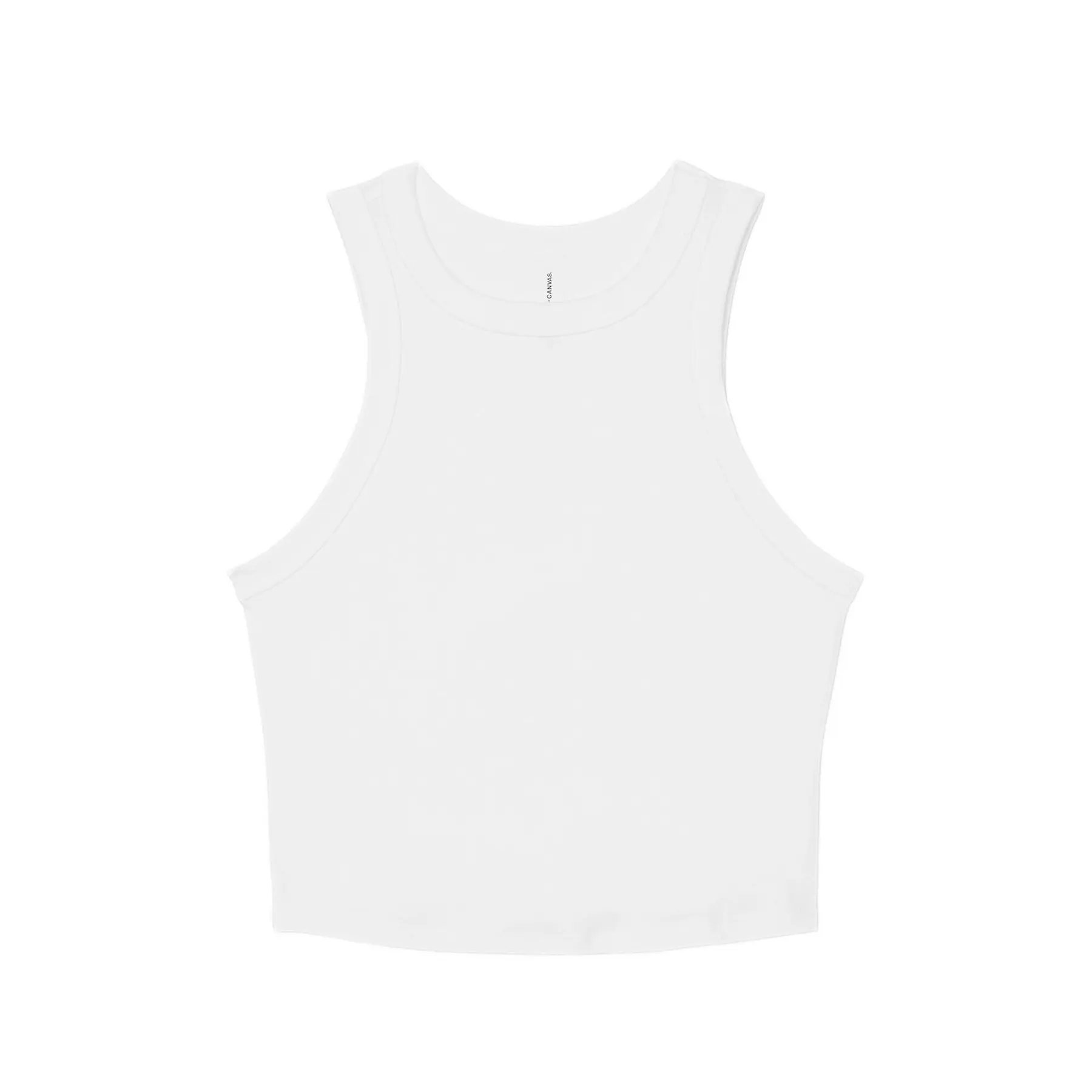 Top, Damen Bella + Canvas Micro Rib
