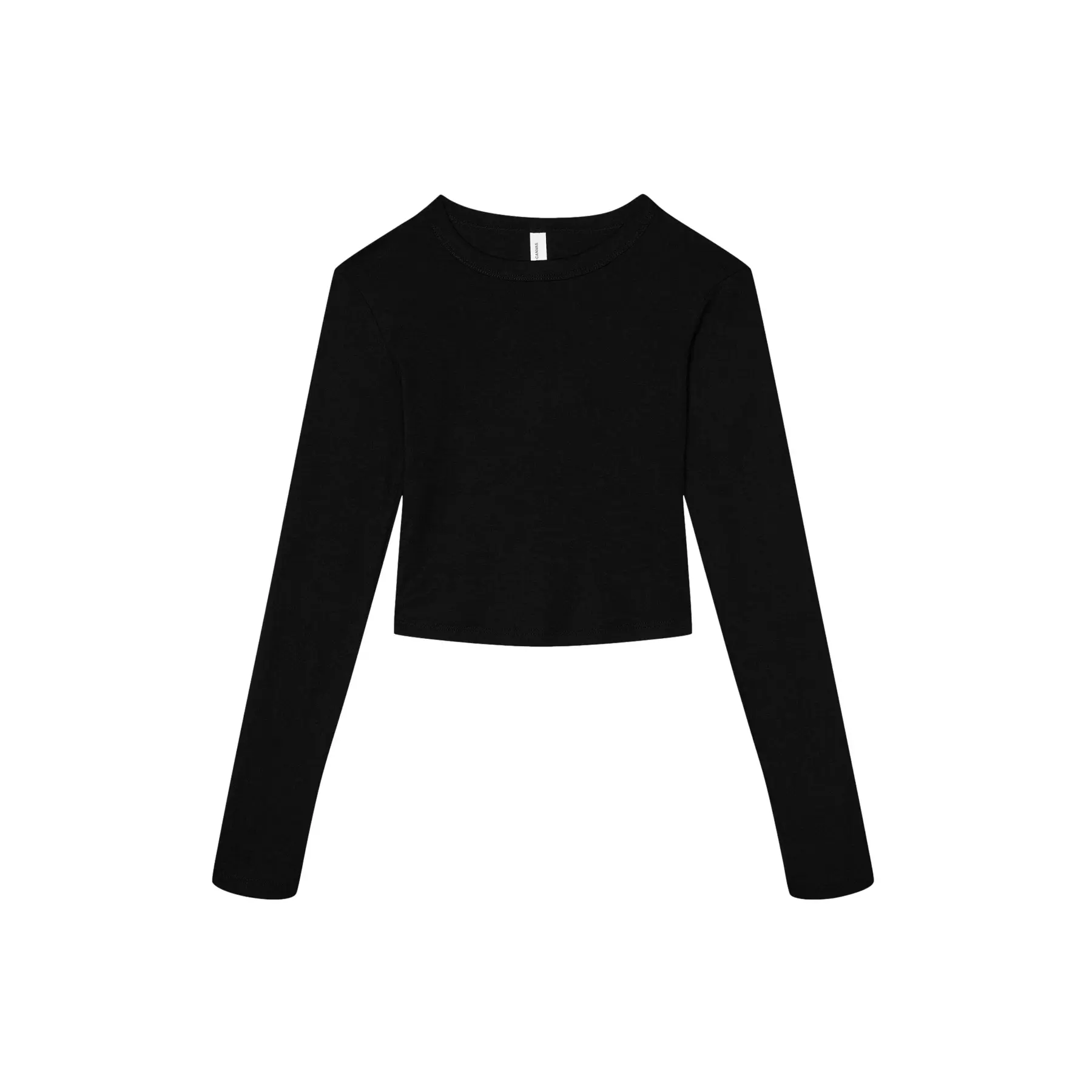 T-shirt a maniche lunghe donna Bella + Canvas Micro