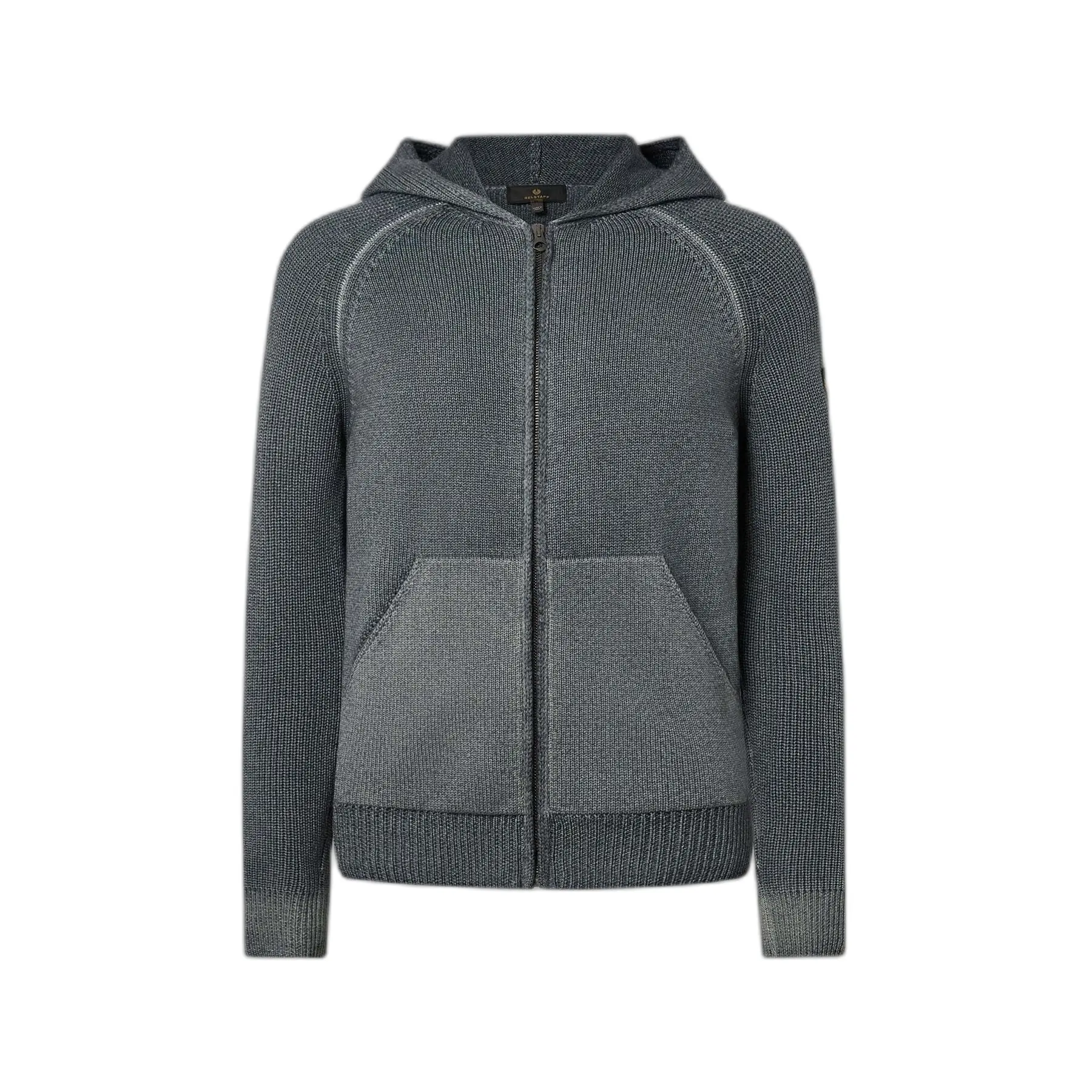 Felpa con cerniera a cappuccio Belstaff Garment Dye Aspect