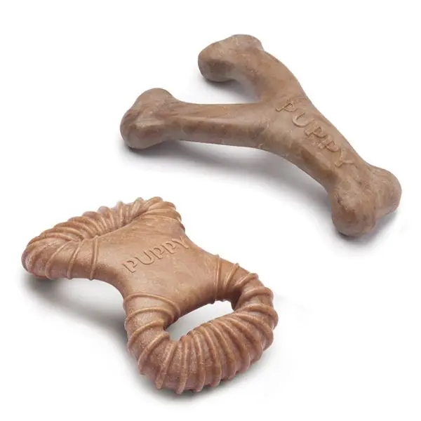 Cucciolo da masticare Benebone Dental chew-wishbone BacoN