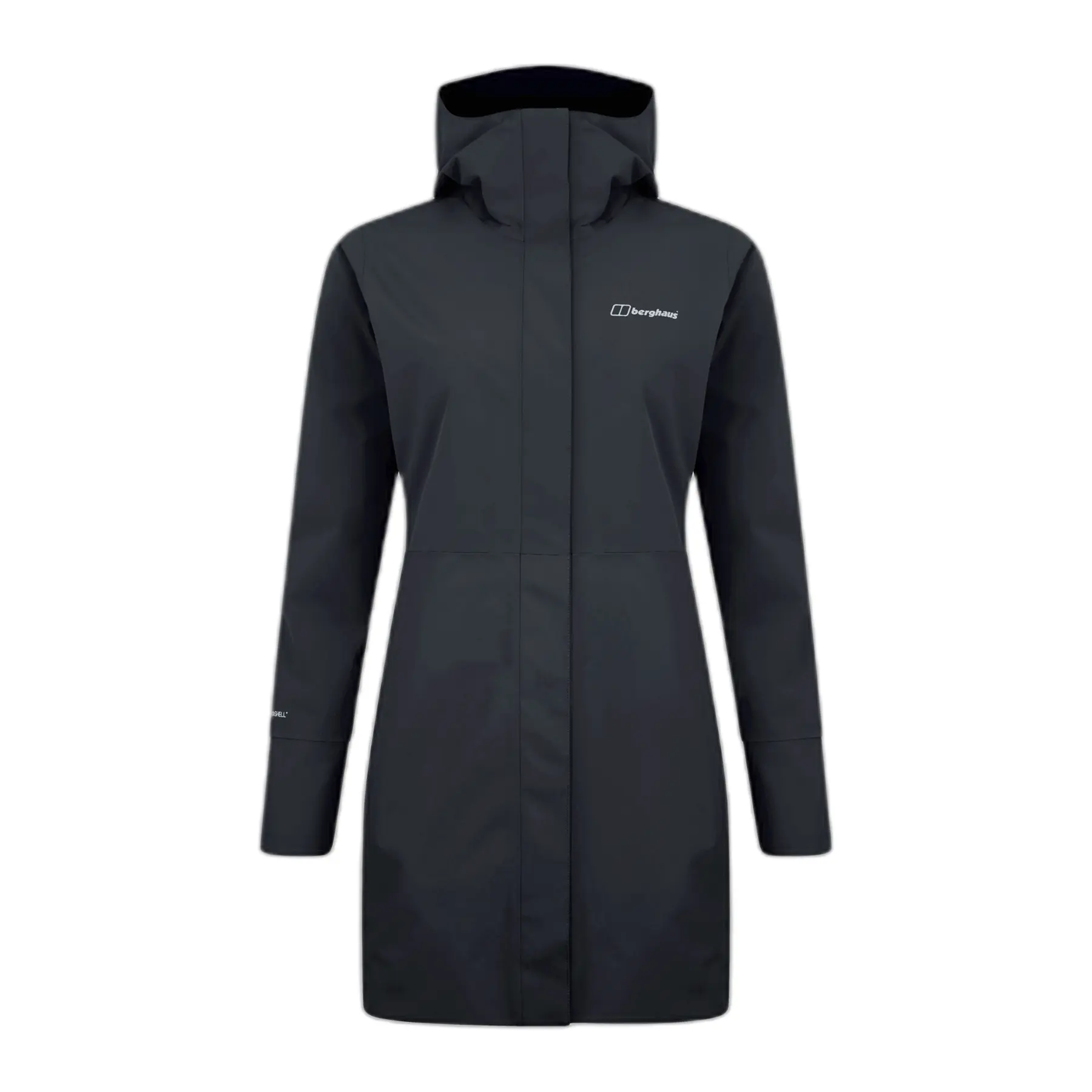 Lange Wasserdichte Jacke, Damen Berghaus Omeara