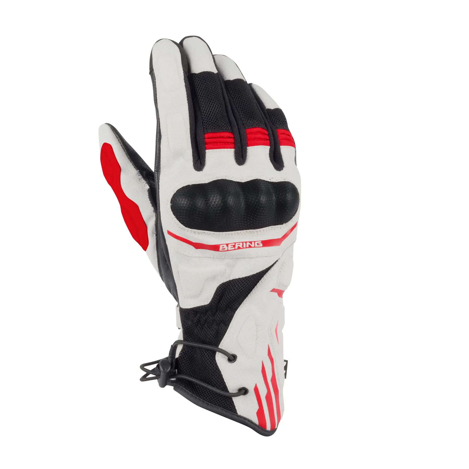 Sommer-Motorradhandschuhe Bering Bakundu - Farbe: Schwarz