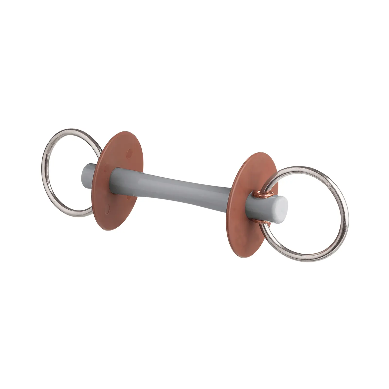 Mouthpiece for horse with cannon and ring, soft Beris Comfort