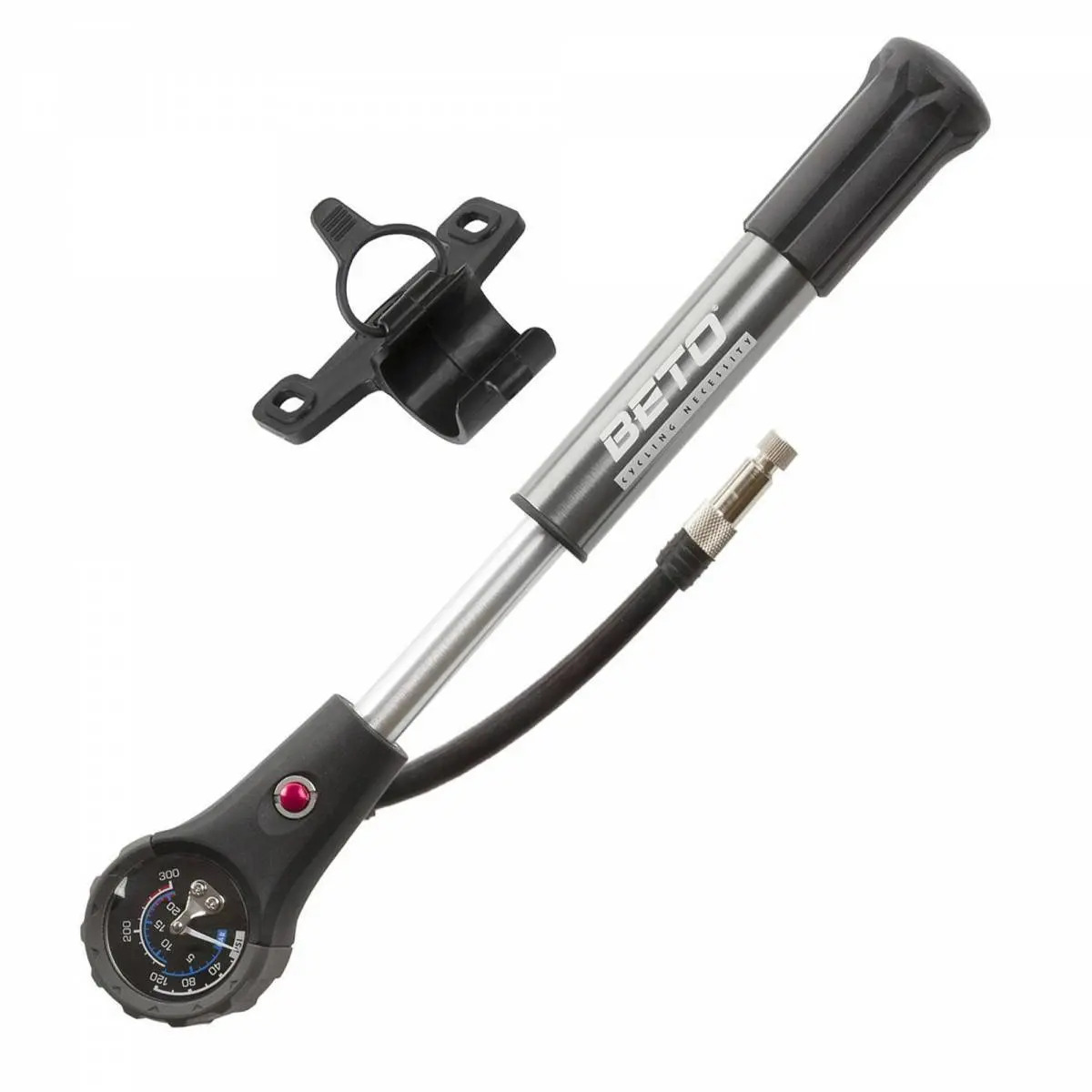 Minipomp voor ventiel met manometer Beto 300psi 21bar