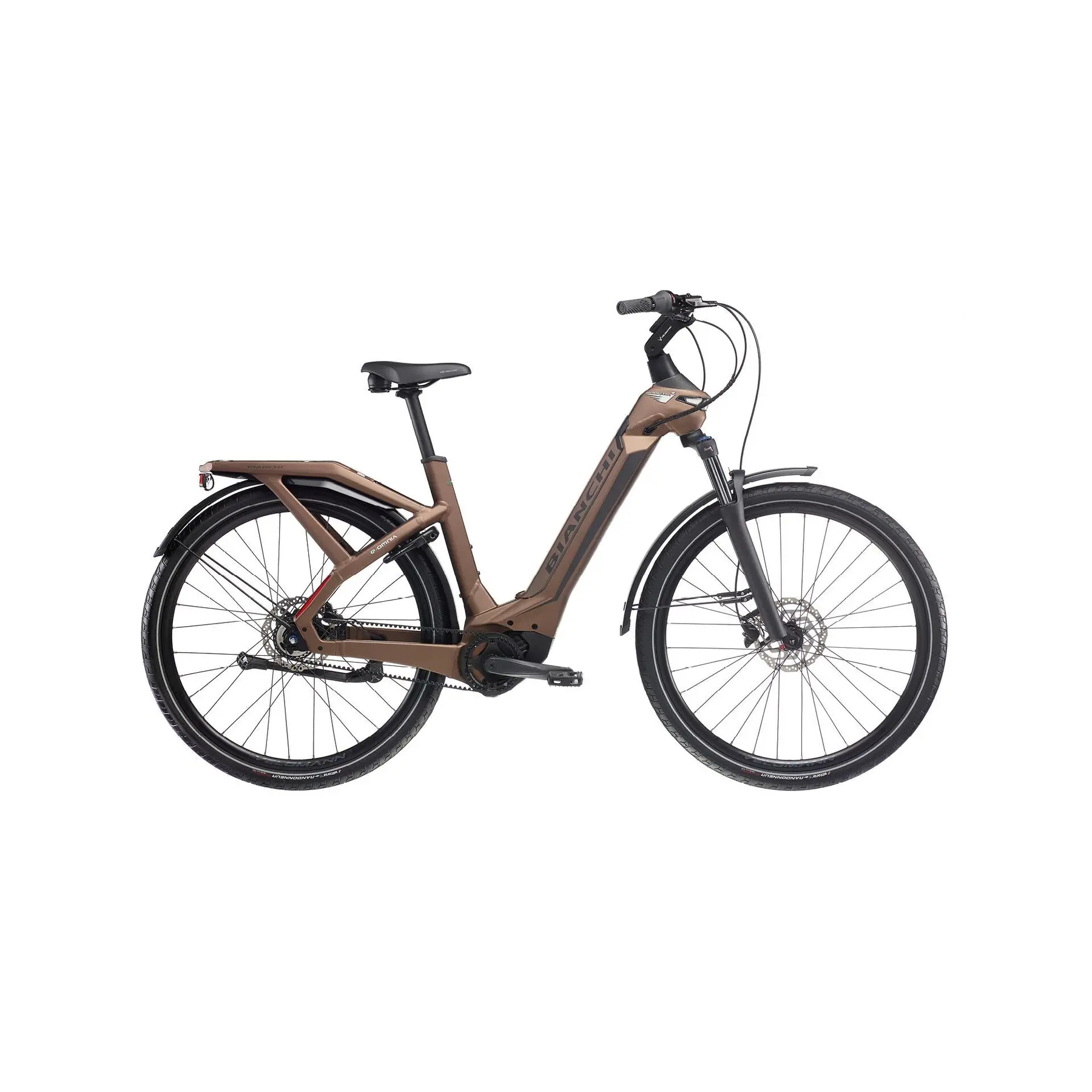 Biciclette urbane Bianchi E-Omnia Ctype Shimano Deore OLI630 RD-M4120 10/11V