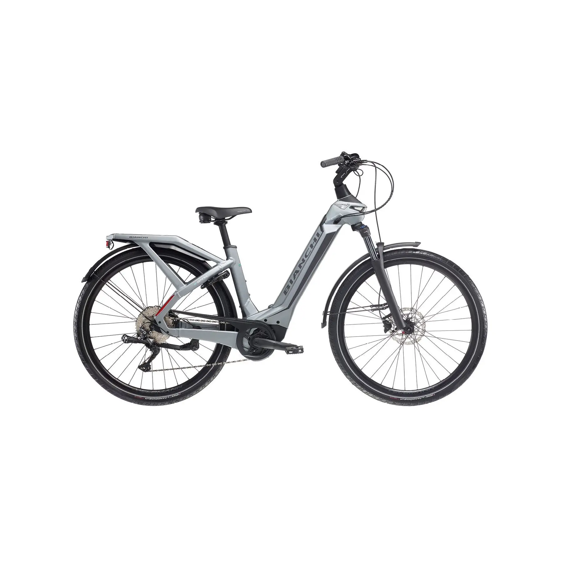 Biciclette urbane Bianchi E-Omnia Ctype Shimano Deore OLI630 RD-M4120 10/11V