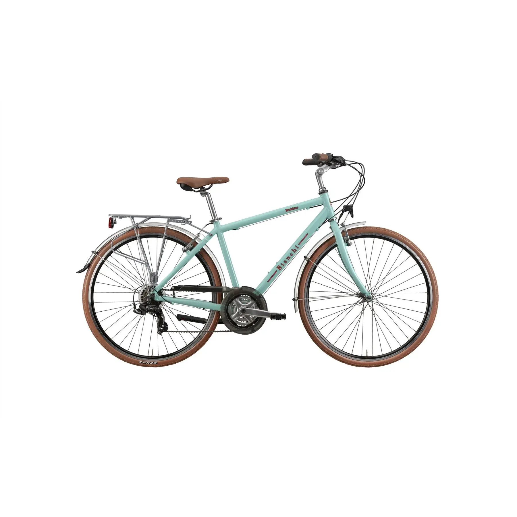 Rennrad Bianchi Spillo Rubino Deluxe Shimano Tourney RD-TY500 6/7V