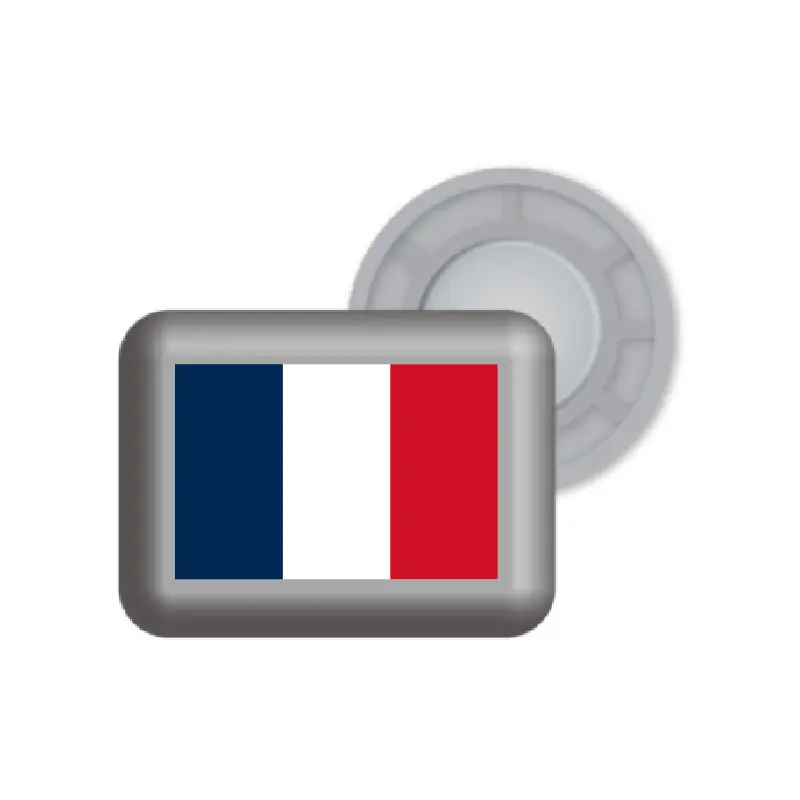 French flag magnetic bib holders Bibbits