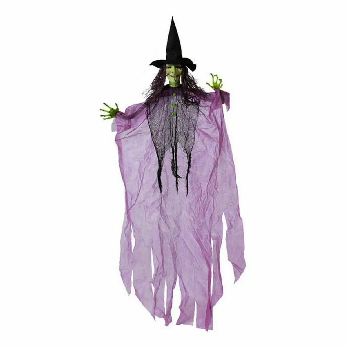 Décoration d'halloween sorcière BigBuy Home Décoration d'halloween sorcière BigBuy Home