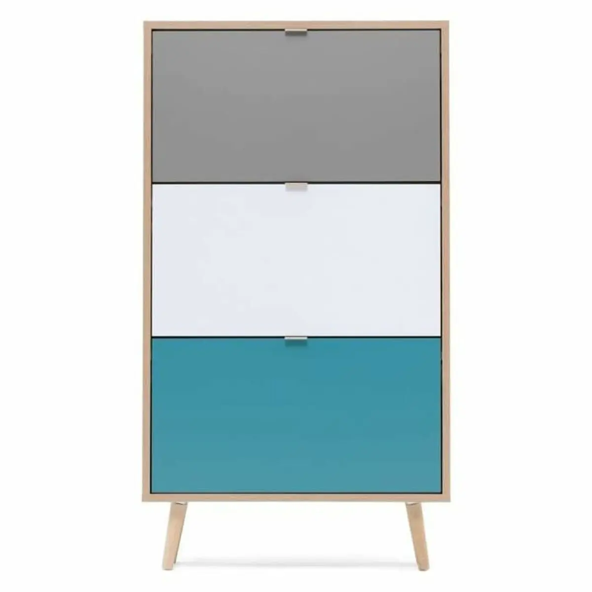 Meuble à chaussures rectangulaire patchwork moderne BigBuy Home Meuble à chaussures rectangulaire patchwork moderne BigBuy Home