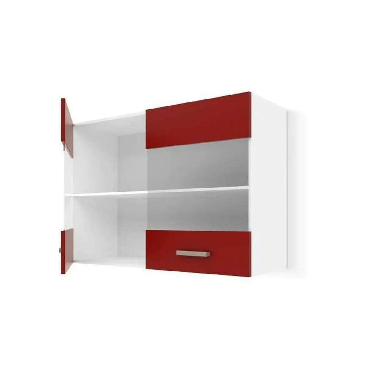 Armoire de cuisine en PVC verre plastique mélamine BigBuy Home Armoire de cuisine en PVC verre plastique mélamine BigBuy Home