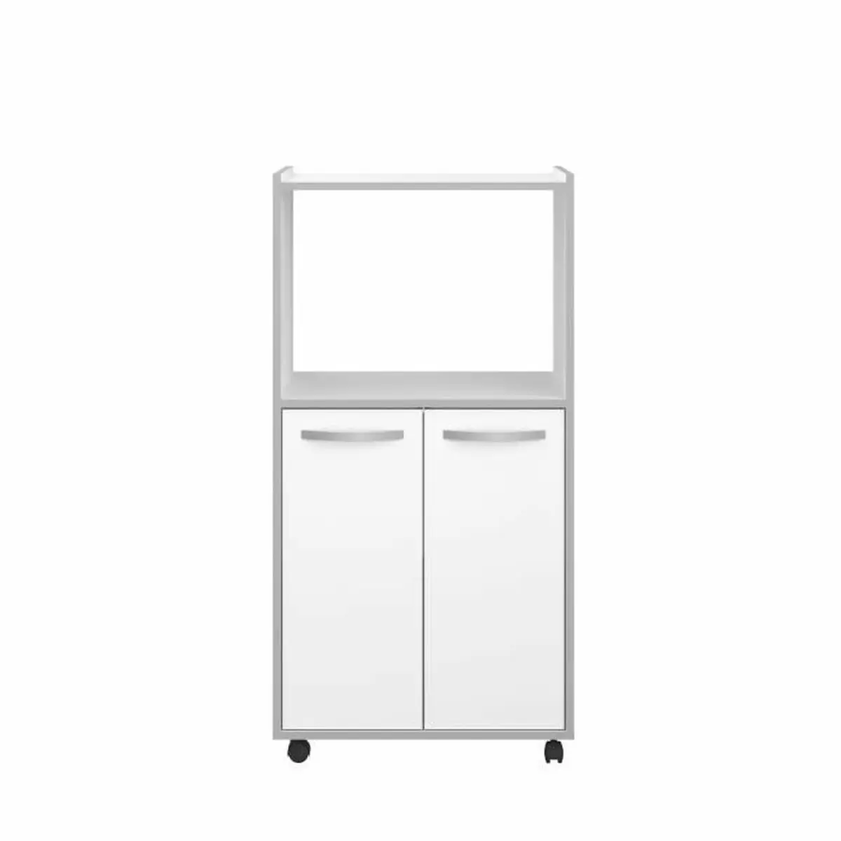 Armoire d'appoint en mélamine chrome BigBuy Home Armoire d'appoint en mélamine chrome BigBuy Home