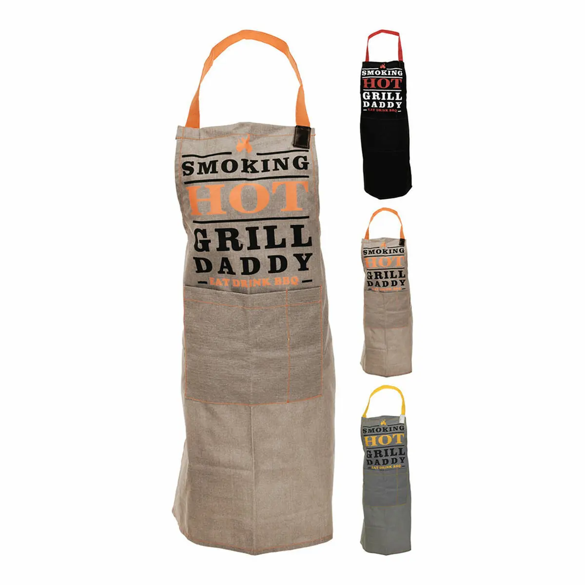 Tablier avec poche BigBuy Home Grill Daddy