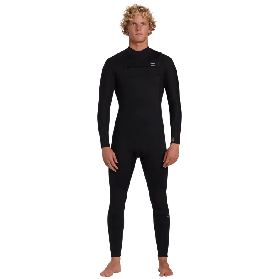 Eendelige combinatie Billabong Foil 4/3 Less-Zip