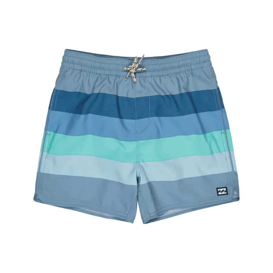 Gestreifter Surfshort für Kinder Billabong 73 Layback
