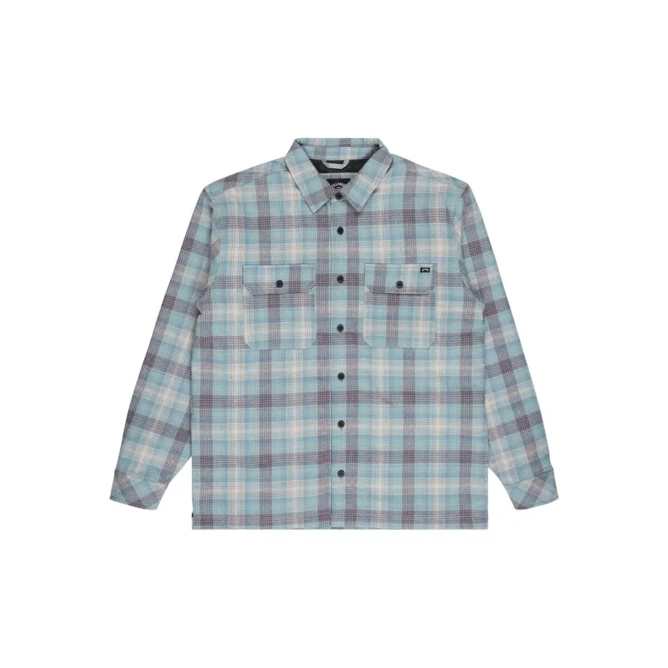 Billabong Offshore Lined Overhemd Met Lange Mouwen Blauw M Man
