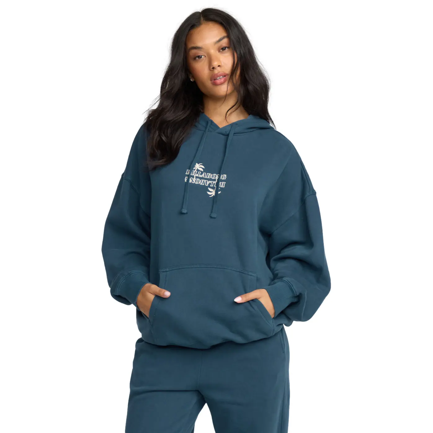 Felpa con cappuccio da donna Billabong Best Wishes