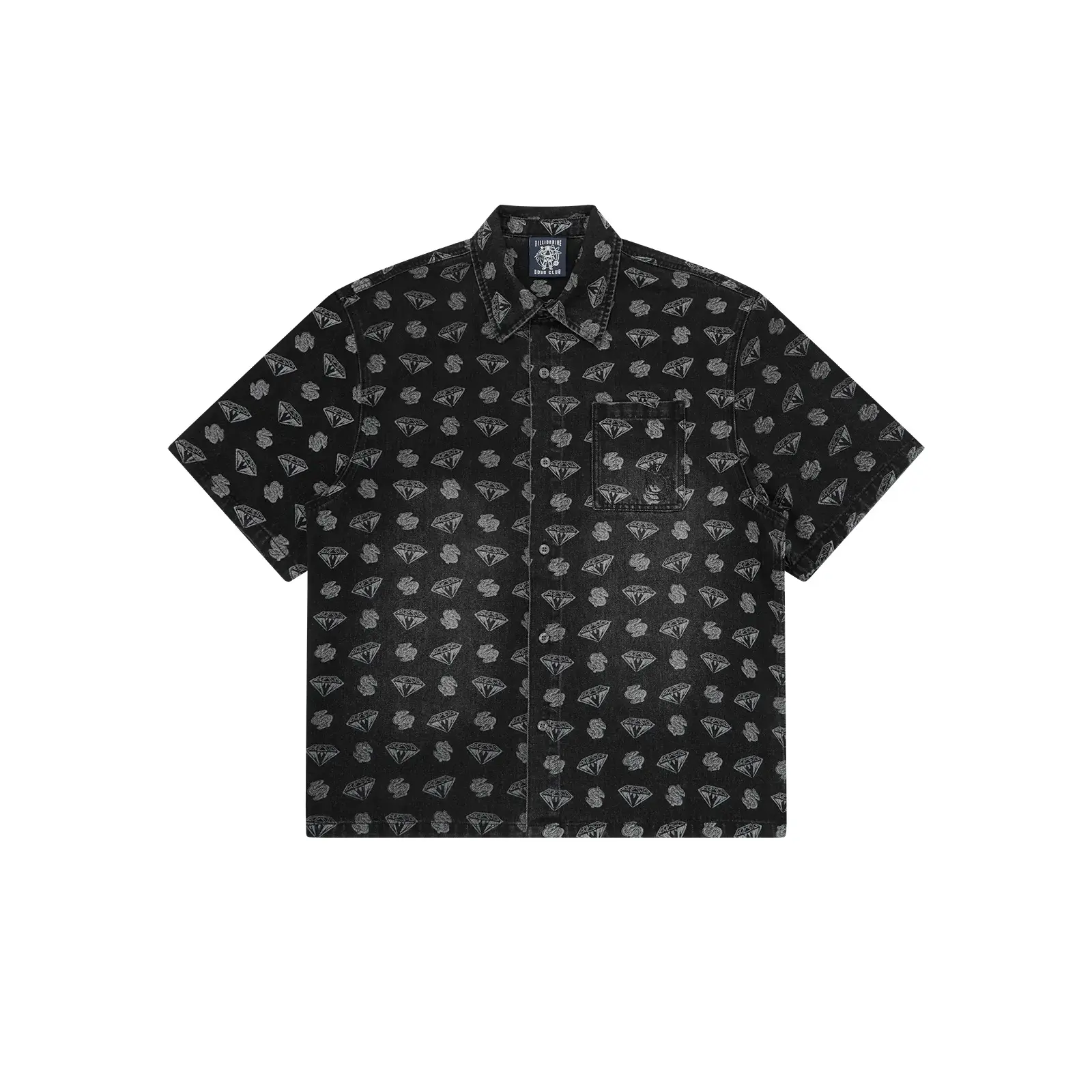 Camicia a maniche corte Billionaire Boys Club Diamonds & Dollars