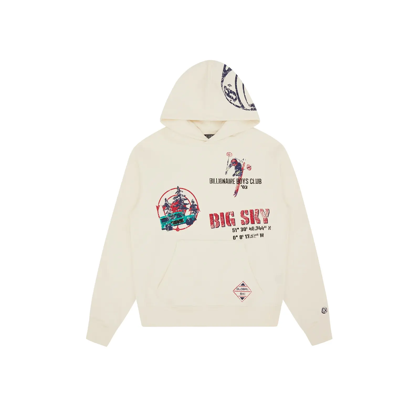 Felpa con cappuccio Billionaire Boys Club World Ski Popover