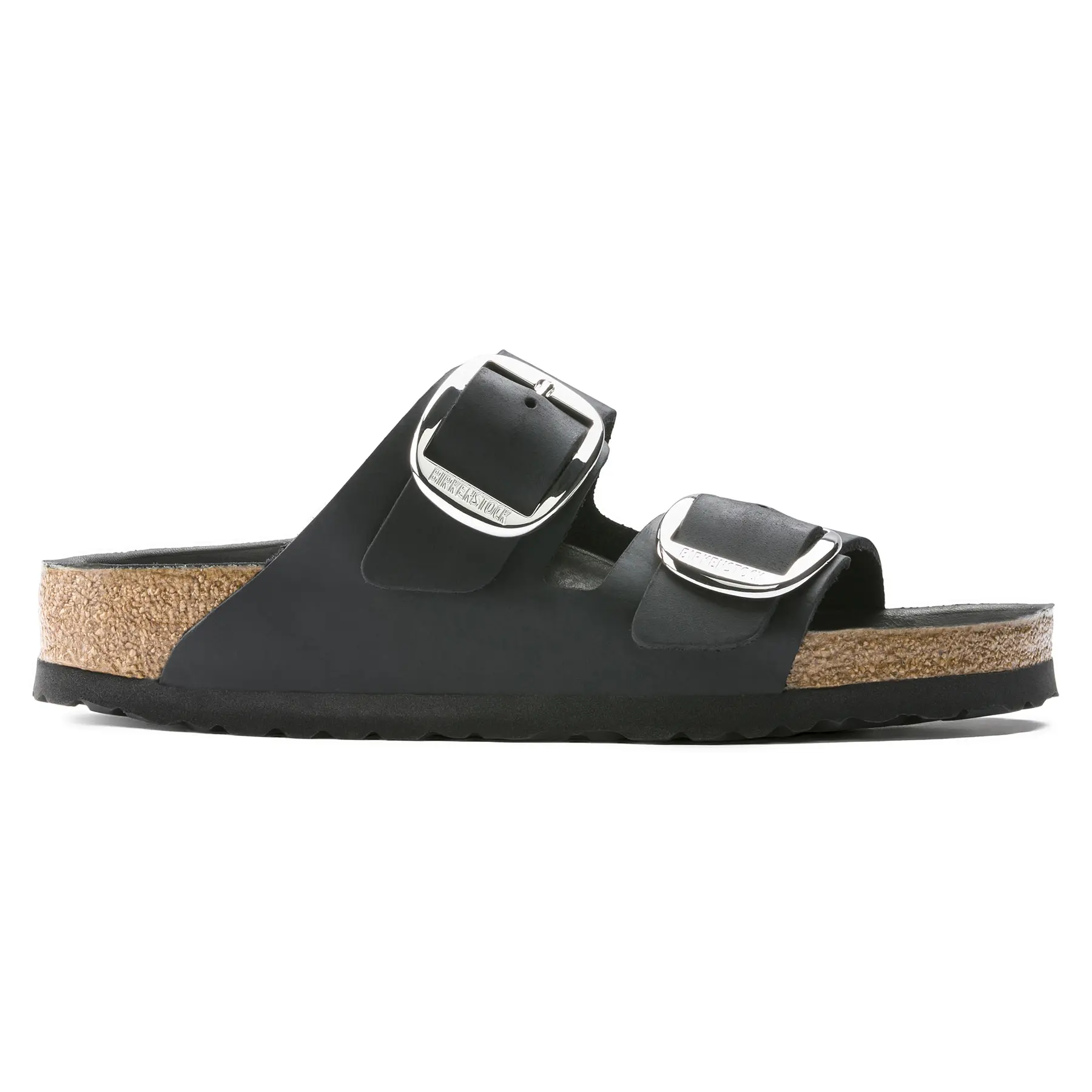 Women's mules Birkenstock Arizona Big Buckle Natural Leather Oiled