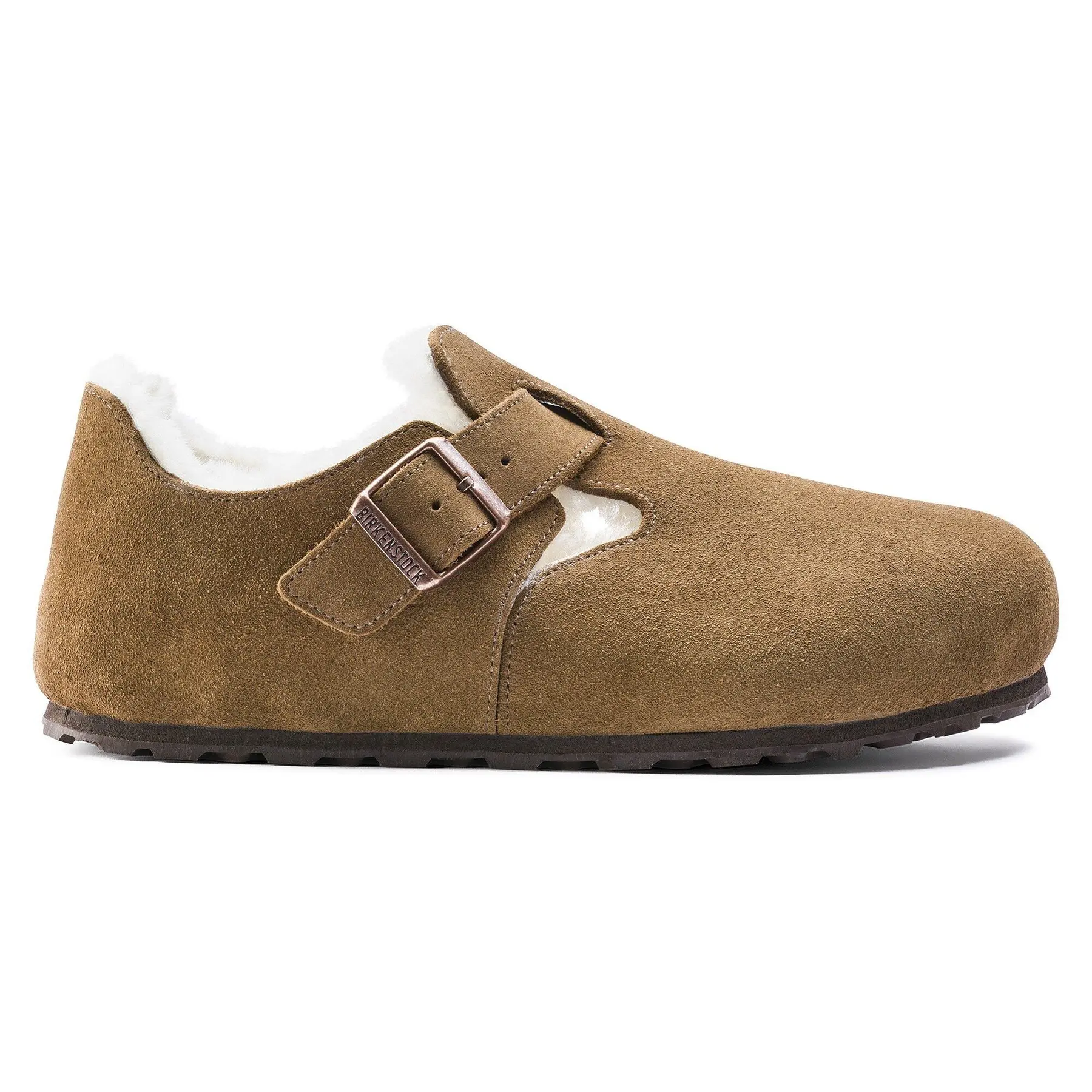 Ciabatte in pelle scamosciata Birkenstock London