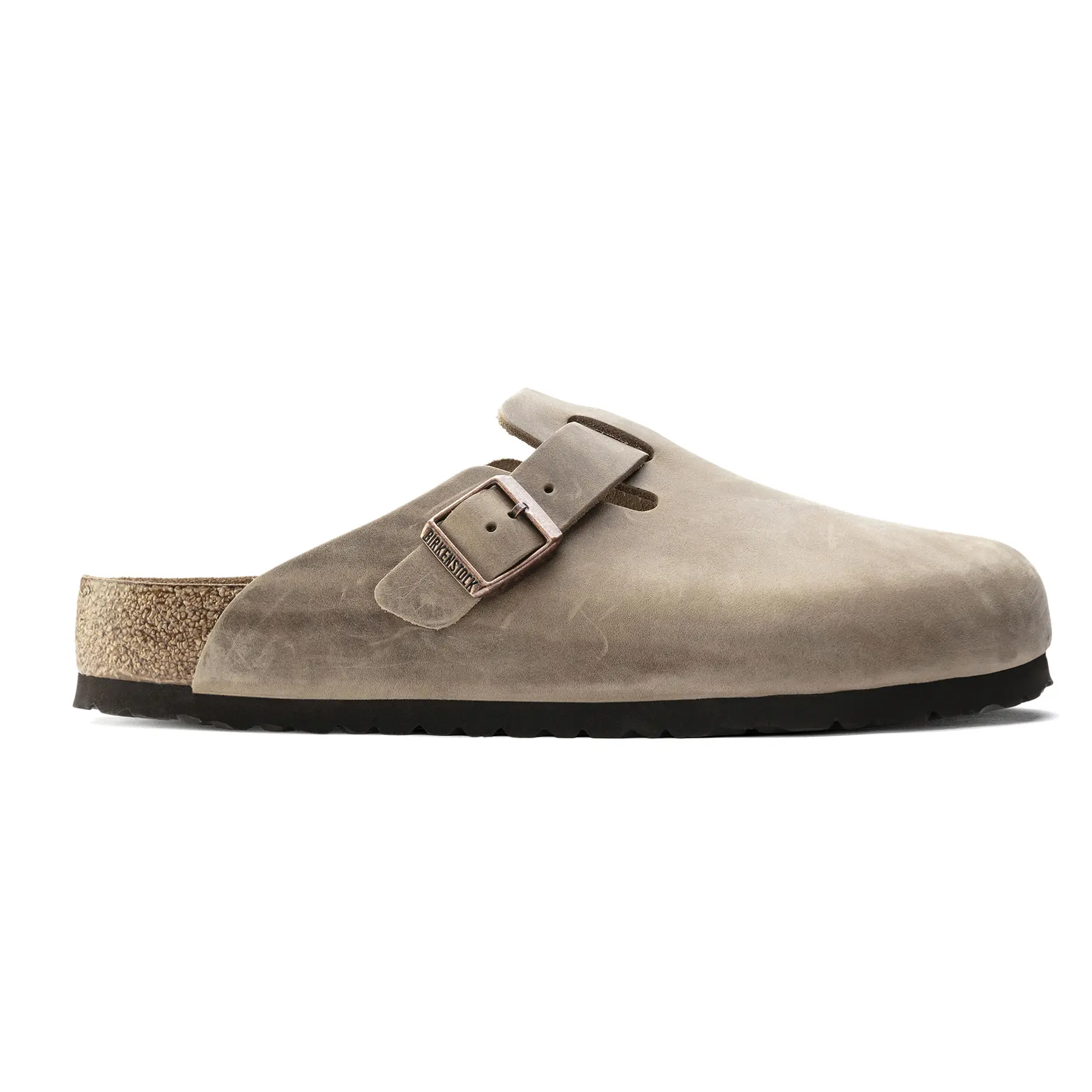 Sabot in pelle oliata Birkenstock Boston Oiled