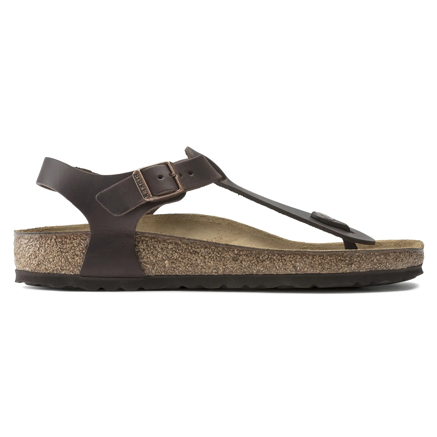 Sandali in pelle oliata Birkenstock Kairo