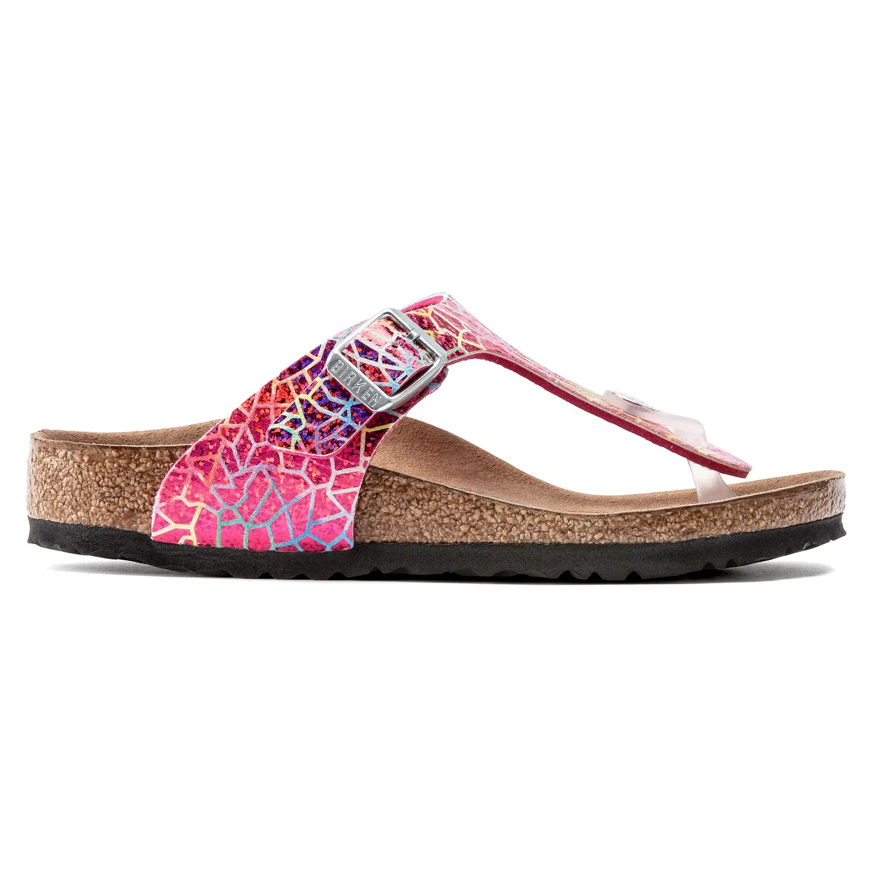 Sandali da bambina in microfibra Birkenstock Gizeh