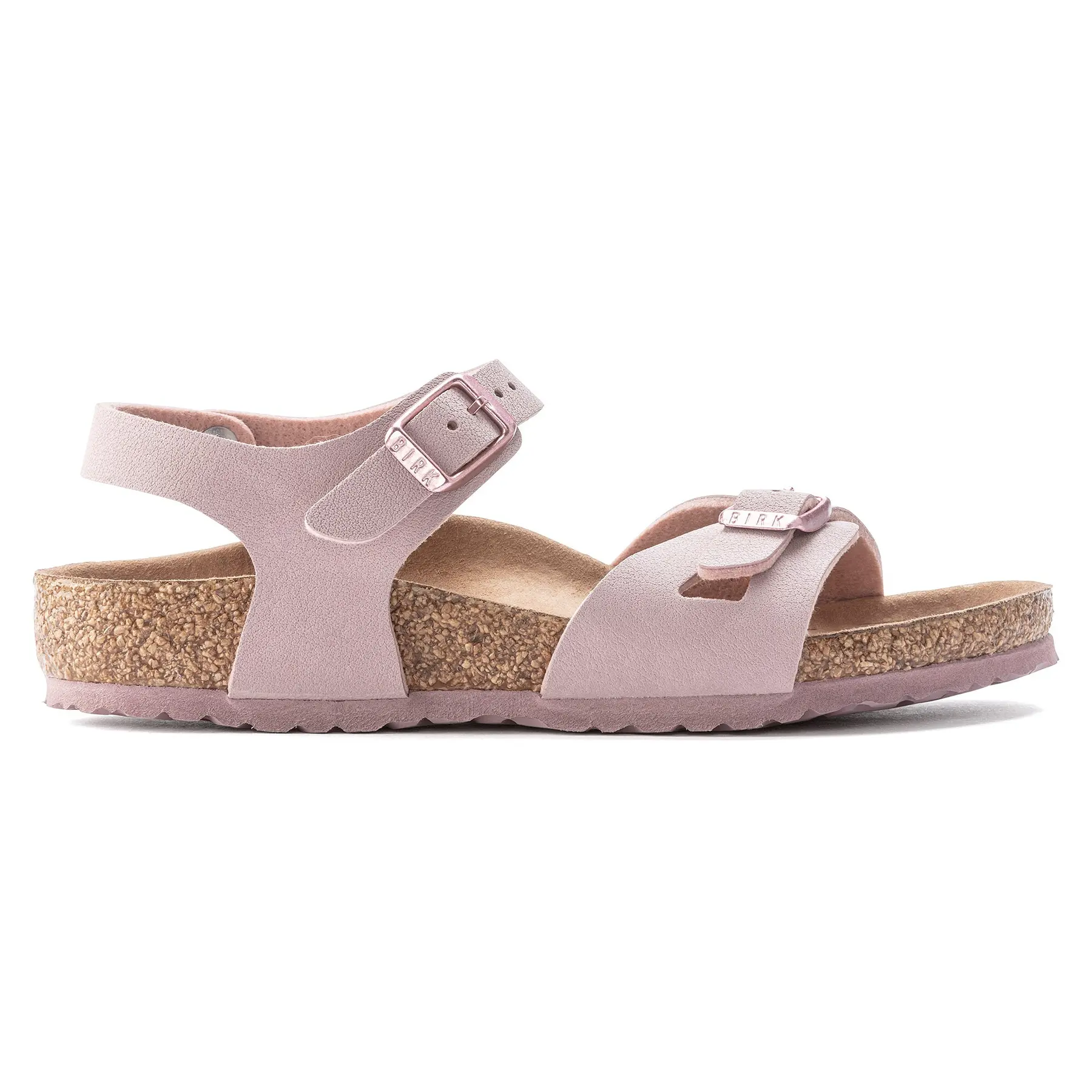 Sandali in pelle nubuck ragazza  Rio Birko-Flor