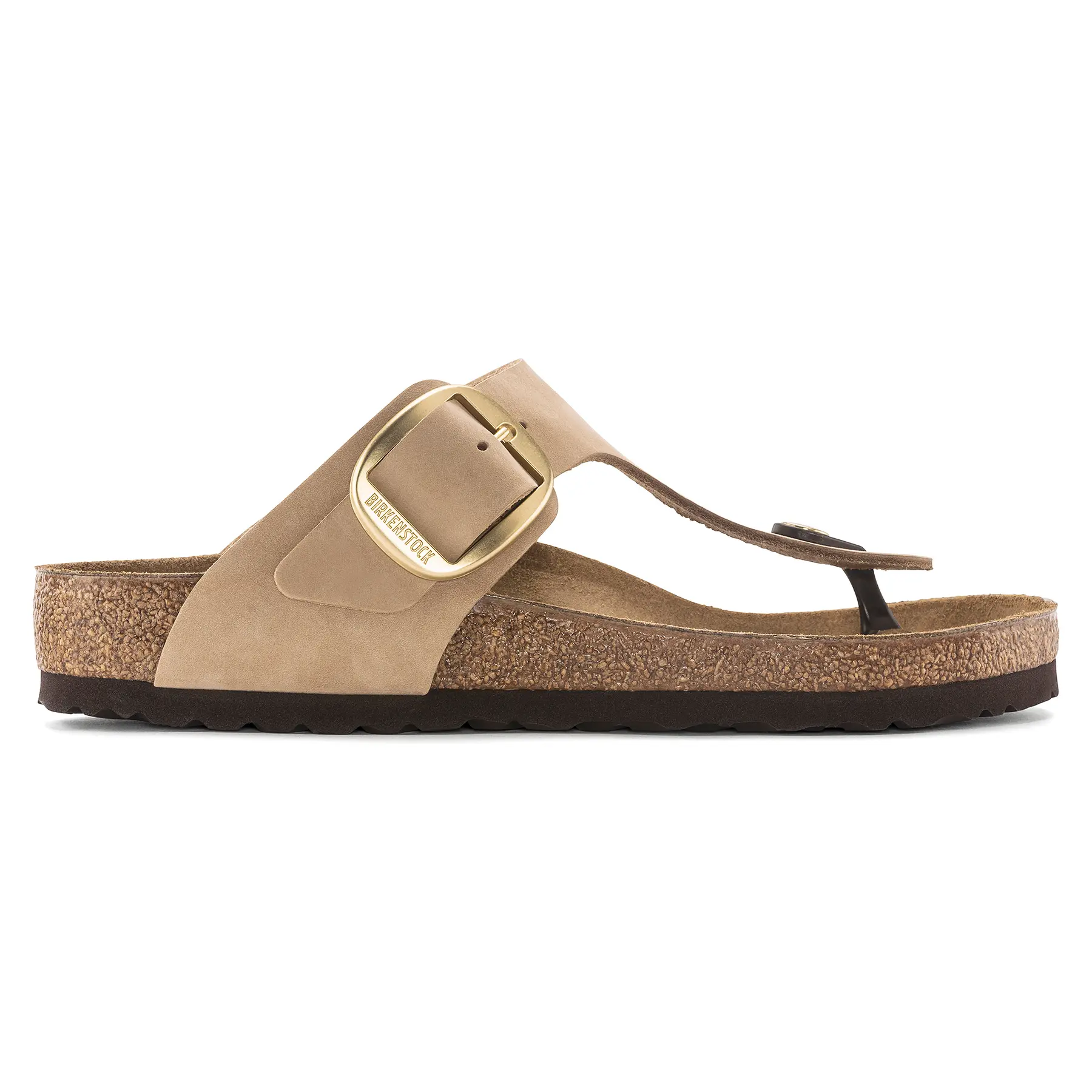 Ledersandalen für Damen Birkenstock Gizeh Big Buckle Birko-Flor Patent