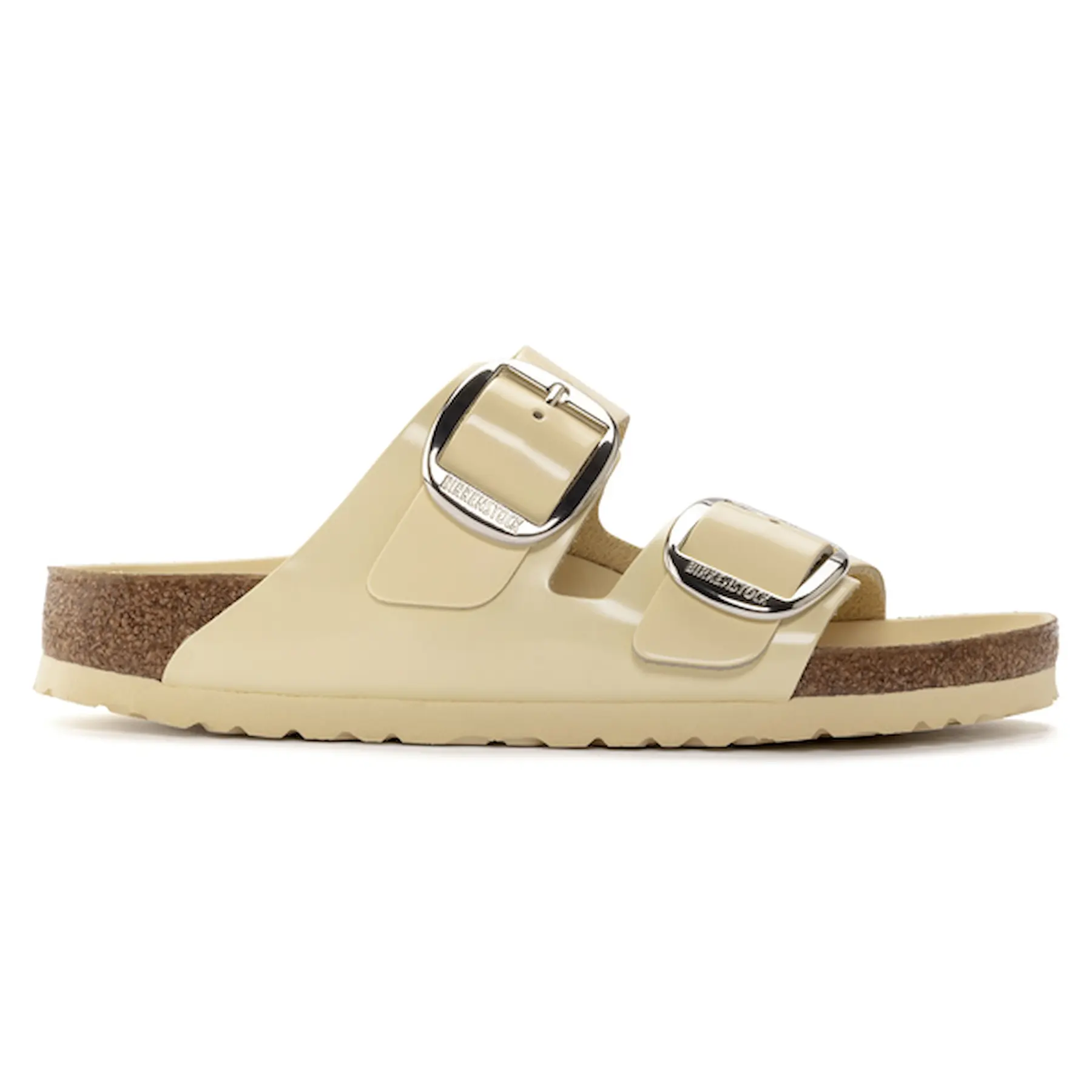 Sandali da donna Birkenstock Arizona Big Buckle Natural Leather Patent
