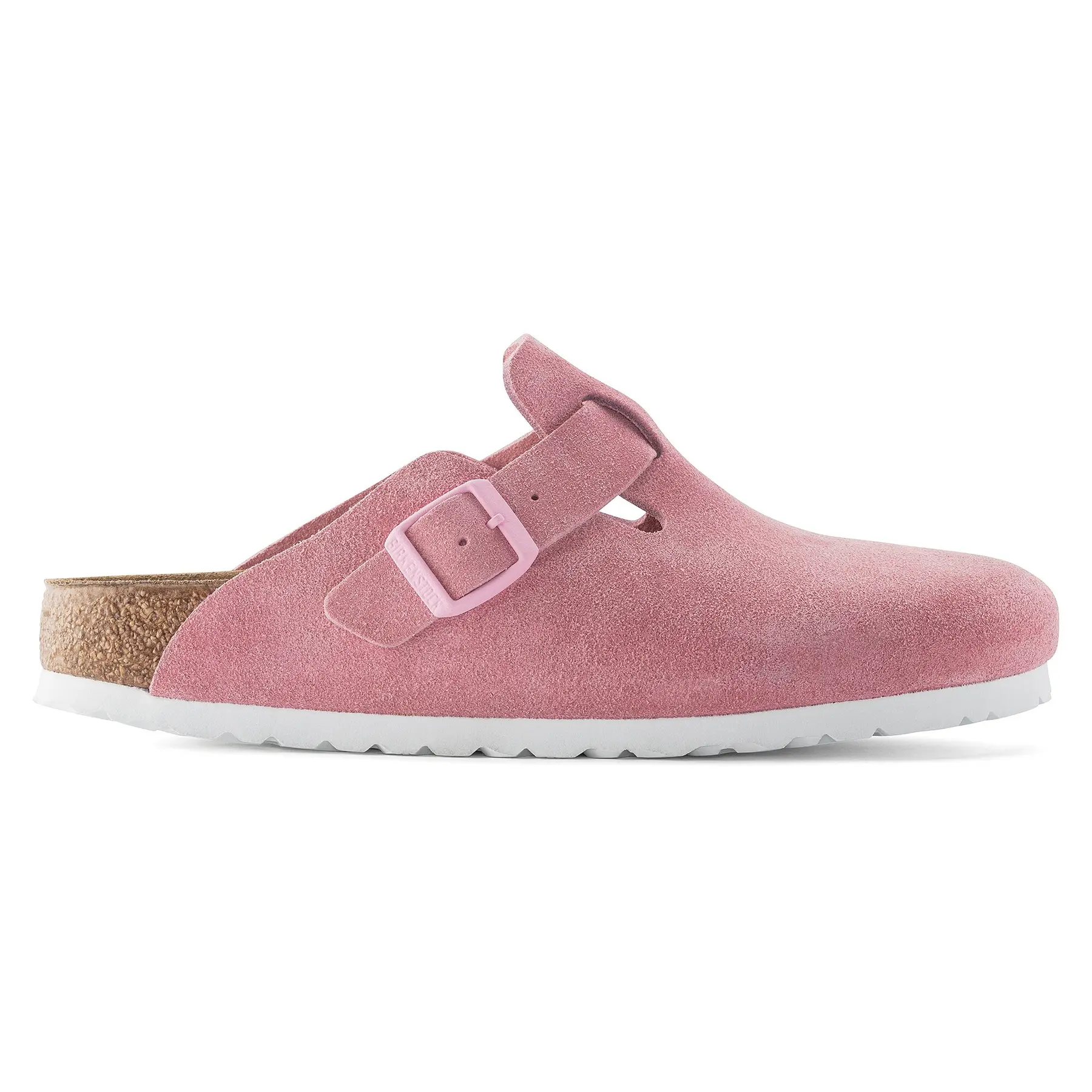 Sabot da donna in pelle scamosciata