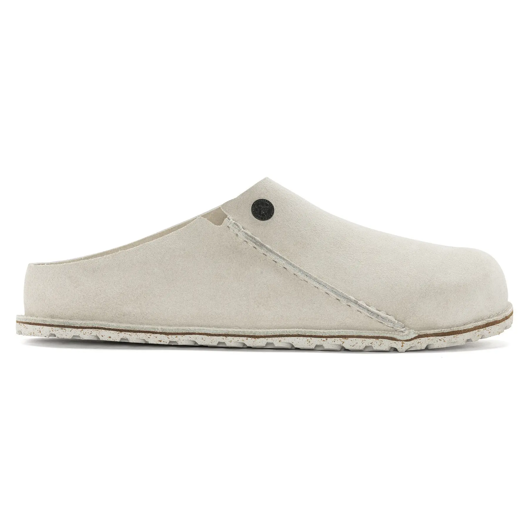 Pantoletten für Damen Birkenstock Arizona Big Buckle Nubuck Leather