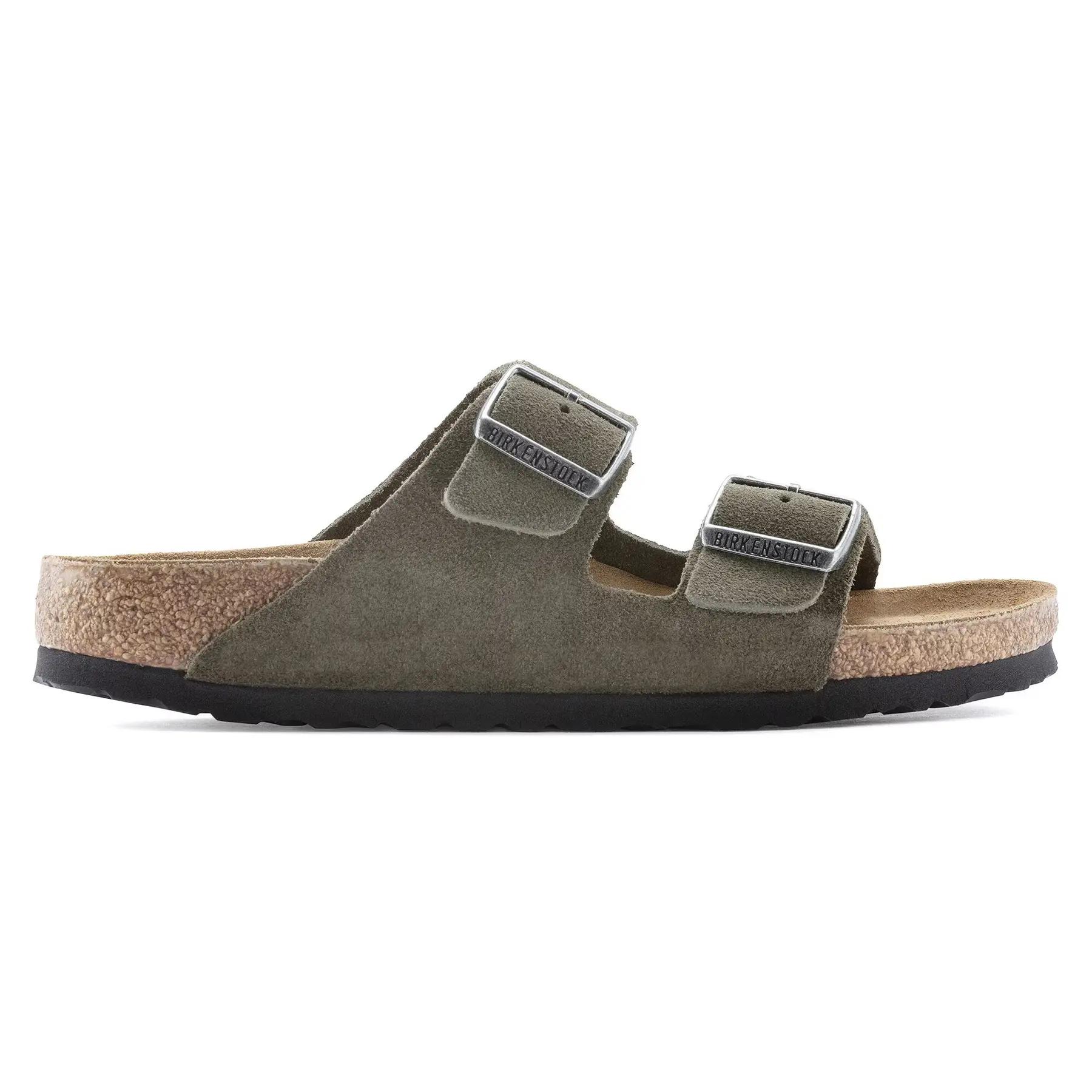 Pantofole in pelle scamosciata Birkenstock Arizona