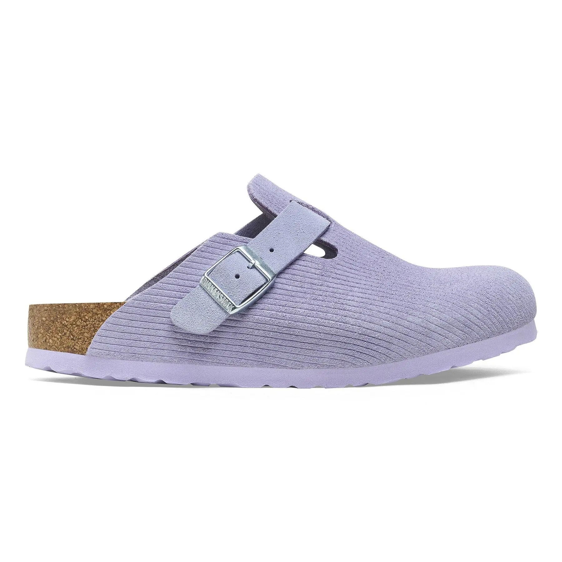 Zoccoli in pelle scamosciata Birkenstock Boston