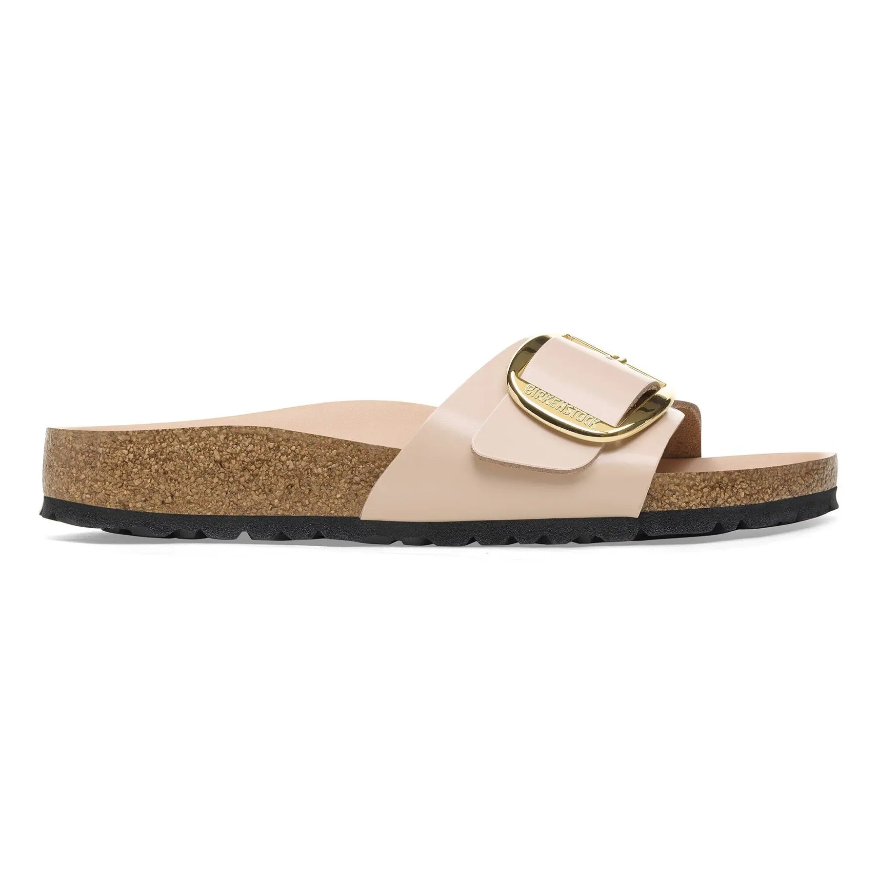 Sandali da donna Birkenstock Madrid Big Buckle Natural Leather Patent